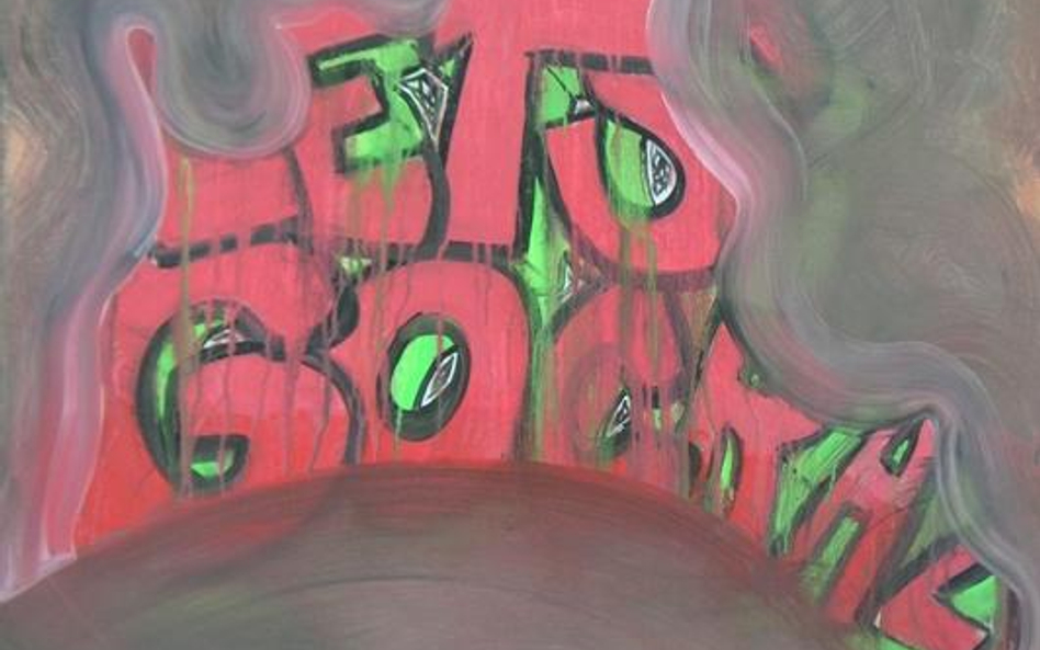 Let's go crazy, 2008, olej na płótnie, 90x100 cm
