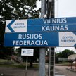 Stacja kolejowa w litewskim mieście Kybarty przy granicy z obwodem kaliningradzkim
