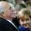 Od prawej: kanclerz Niemiec Angela Merkel, były kanclerz Helmut Kohl i jego żona Maike Kohl-Richter.