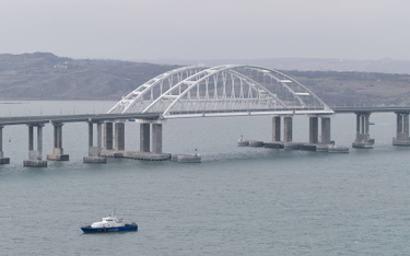 Ukraińska rakieta nad Mostem Krymskim. W korku pół tysiąca pojazdów