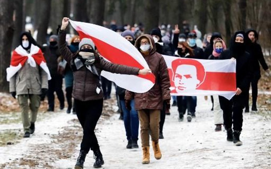 Mińsk, protest 13 grudnia