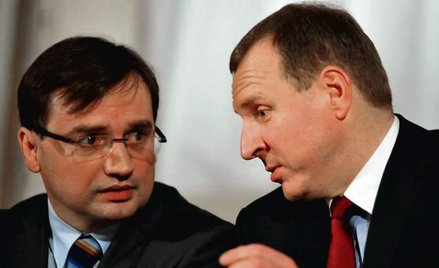 Liderzy Solidarnej Polski Zbigniew Ziobro i Jacek Kurski