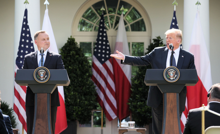 Andrzej Duda i Donald Trump