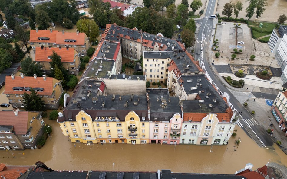 Nysa zalana przez Nyse Kłodzką