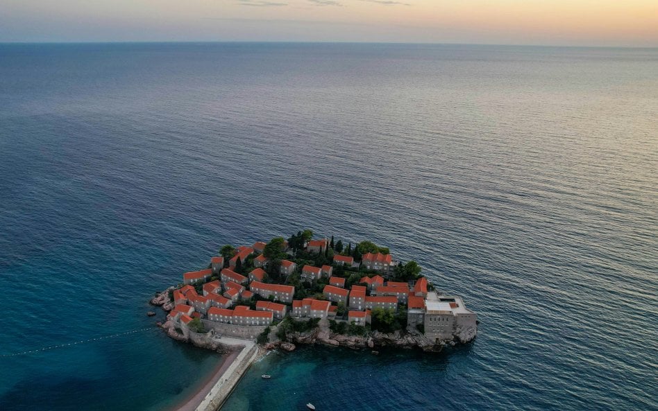 Na wyspie św. Stefana w Czarnogórze ulokowała się międzynarodowa sieć luksusowych hoteli Aman.