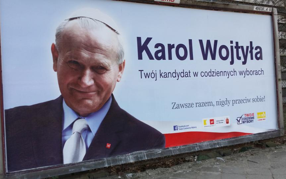 Marek Domagalski o wykorzystaniu wizerunku Karola Wojtyły w kampanii społecznej