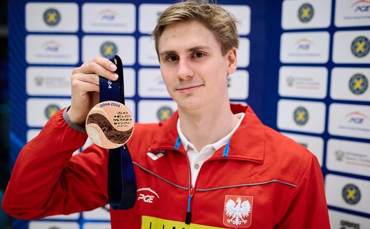 Jakub Majerski zdobył brązowy medal mistrzostw świata w Dausze w wyścigu na 100 m stylem motylkowym