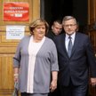 Bronisław Komorowski z małżonką