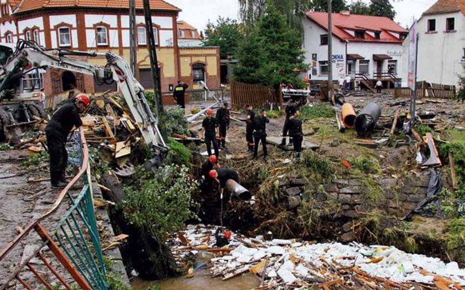 W sprzątaniu miasta pomaga 300 żołnierzy. Inspektorzy nadzoru budowlanego sprawdzają, które domy uda