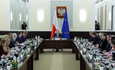Premier Donald Tusk na posiedzeniu rządu