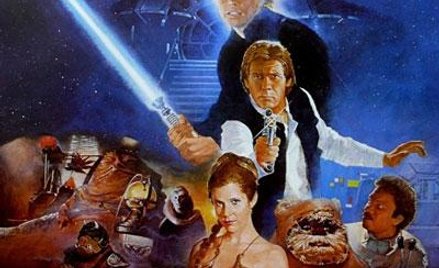Plakat z filmu "Gwiezdne wojny: część VI - Powrót Jedi"