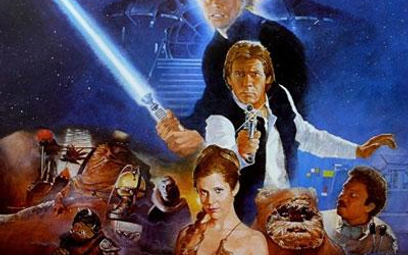 Plakat z filmu "Gwiezdne wojny: część VI - Powrót Jedi"