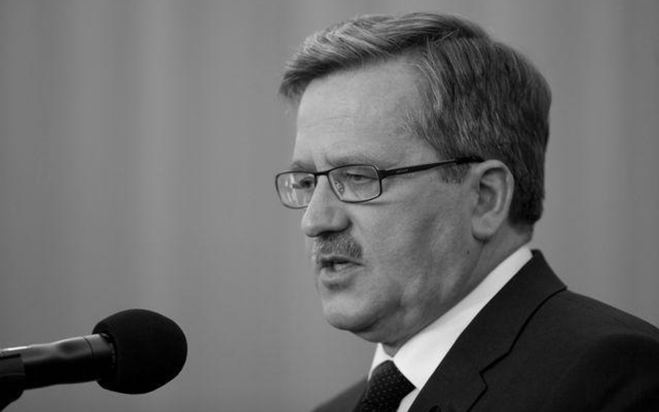 Marszałek Sejmu Bronisław Komorowski