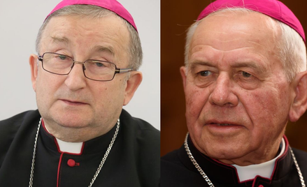 Biskup Stefan Regmunt (z lewej) i biskup Stanisław Napierała