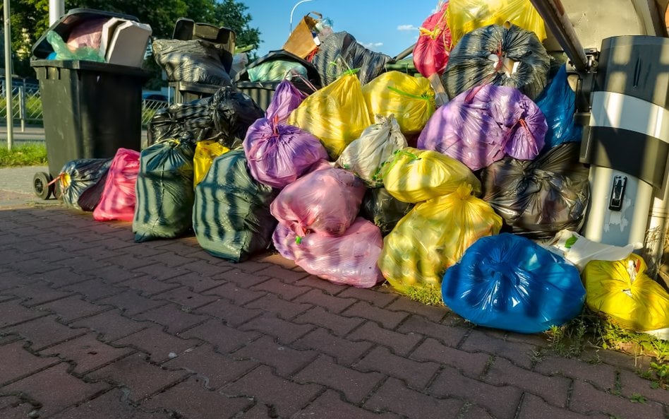 Fioletowe worki mają pomóc w segregacji tekstyliów