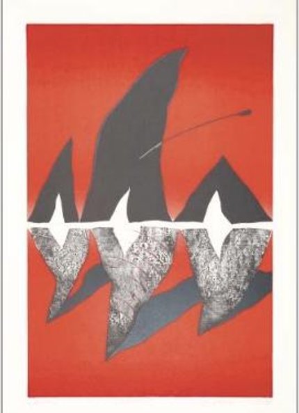 Na aukcję wystawiono 50 grafik Zbigniewa Lutomskiego.