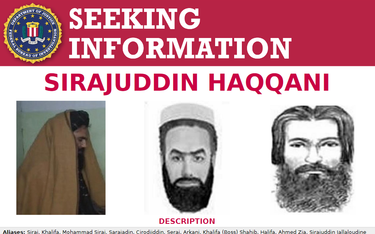 List gończy FBI za Sirajuddinem Haqqanim