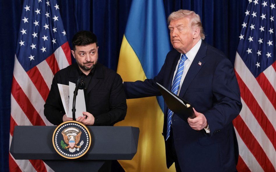 Wołodymyr Zełenski i Donald Trump