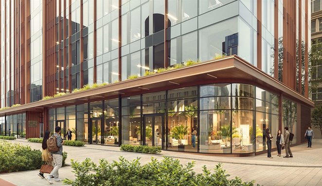 Przyziemie biurowca LightOn zostanie wynajęte punktom usługowym