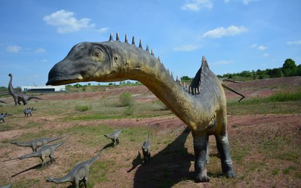 Na 40-hektarowy Park Nauki i Rozrywki Krasiejów (20 km na wschód od Opola) składają się JuraPark, Pa