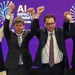 Dario Amodei (z prawej) i Sam Altman, szefowie Anthropic i OpenAI, mogą współpracować w kwestii bezp