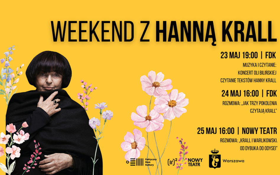 Miasto zaprasza na weekend z Hanną Krall