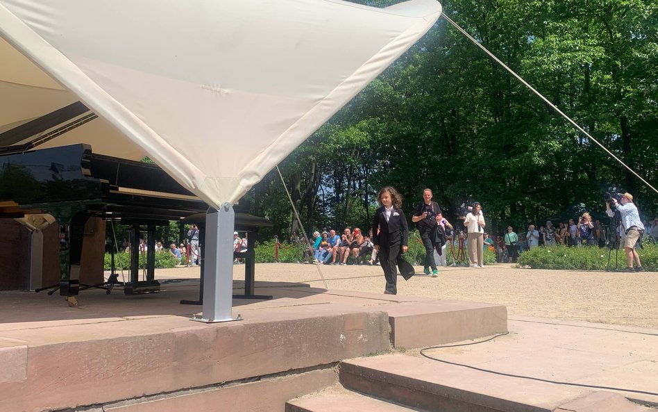 9-letni Mikołaj Pieczka wszedł na scenę pewnym krokiem