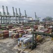 Port w chińskim mieście Tiencin