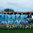 Oldboje Auxerre: Andrzej Szarmach (stoi piąty z prawej), Basile Boli (stoi czwarty z prawej), Eric C