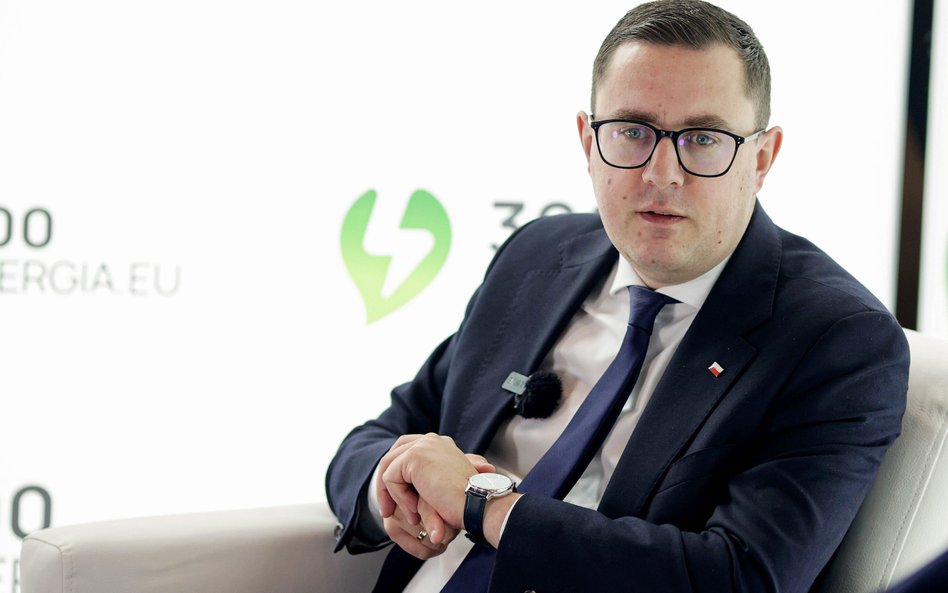Minister energii Miłosz Motyka