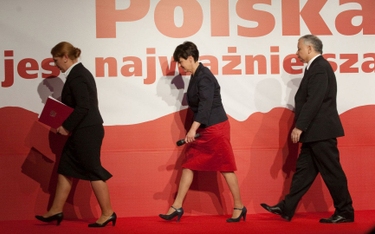 Przegraliśmy wybory prezydenckie w 2010 r. Na zdjęciu: Elżbieta Jakubiak, Joanna Kluzik-Rostkowska i