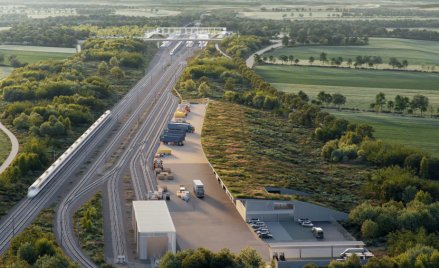Wizualizacja jednego z odcinków czeskich Kolei Dużych Prędkości (VRT)
