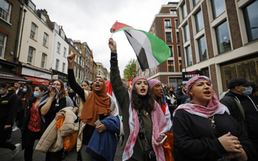 Marsze poparcia dla Palestyńczyków w Europie