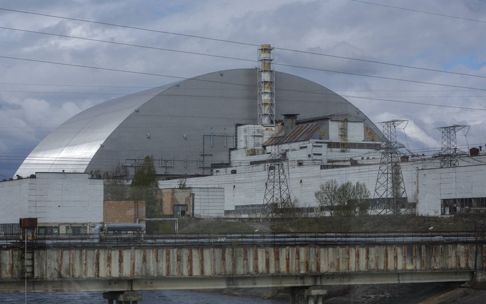 W rosyjskim ataku ucierpiał sarkofag chroniący uszkodzony reaktor w Czarnobylu
