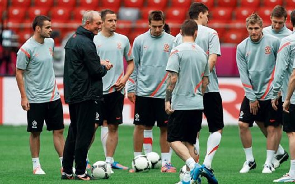 Trening reprezentacji Polski przed meczem z Rosją