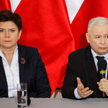 Pozycja Jarosława Kaczyńskiego (na zdjęciu z premier Beatą Szydło) wynika z władzy i autorytetu.
