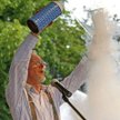 X Piknik Naukowy organizowany przez polskie radio BIS. Na zdjęciu brytyjski popularyzator Mike Hoyla
