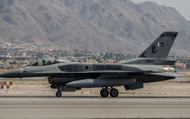 Samolot F-16C Block 52+ Sił Powietrznych Pakistanu podczas ćwiczeń Red Falg w Stanach Zjednoczonych.
