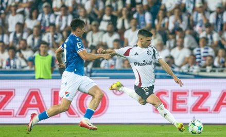 David Buchta z Banika Ostrawa  i Ruben Vinagre z Legii Warszawa