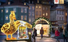 Nowa iluminacja świąteczna w Warszawie