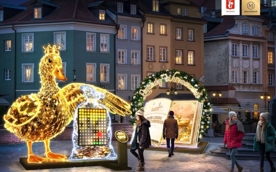 Nowa iluminacja świąteczna w Warszawie