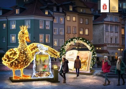 Nowa iluminacja świąteczna w Warszawie