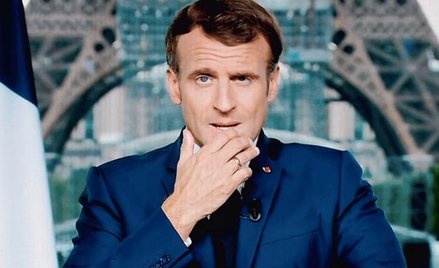 Emmanuel Macron wystąpił w telewizji po posiedzeniu rady bezpieczeństwa narodowego