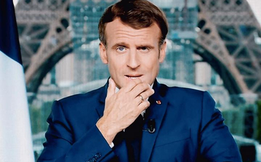 Emmanuel Macron wystąpił w telewizji po posiedzeniu rady bezpieczeństwa narodowego