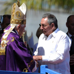 Benedykt XVI i Raul Castro