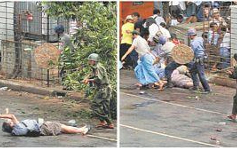 Wojsko otworzyło ogień do bezbronnych demonstrantów. Zginęło dziewięć osób
