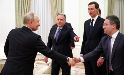 Władimir Putin spotkał się 22 stycznia na Kremlu z delegacją z USA