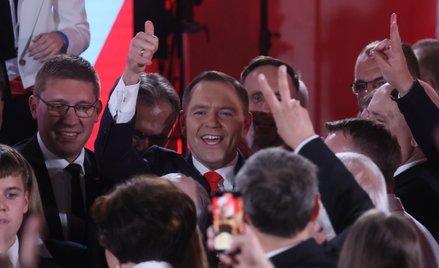 Wieczór wyborczy Karola Nawrockiego