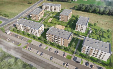 Mieszkania + w Sianowie z prefabrykatów