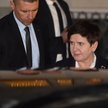 Beata Szydło wychodzi z Prokuratury Okręgowej w Krakowie